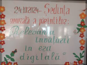 Ședința generală cu părinții